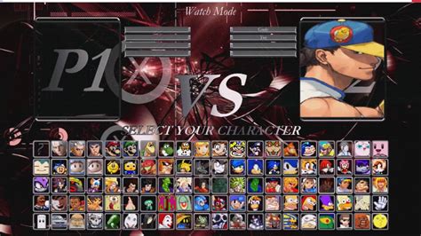 mugen screenpack 100 slots